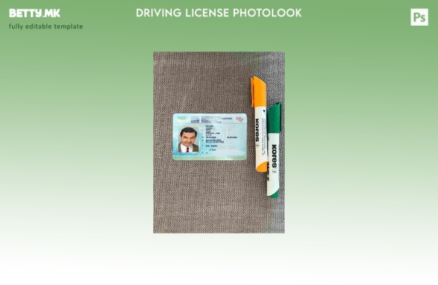 модерен стил Украина возачка дозвола photolook ПРЕДЕН шаблон